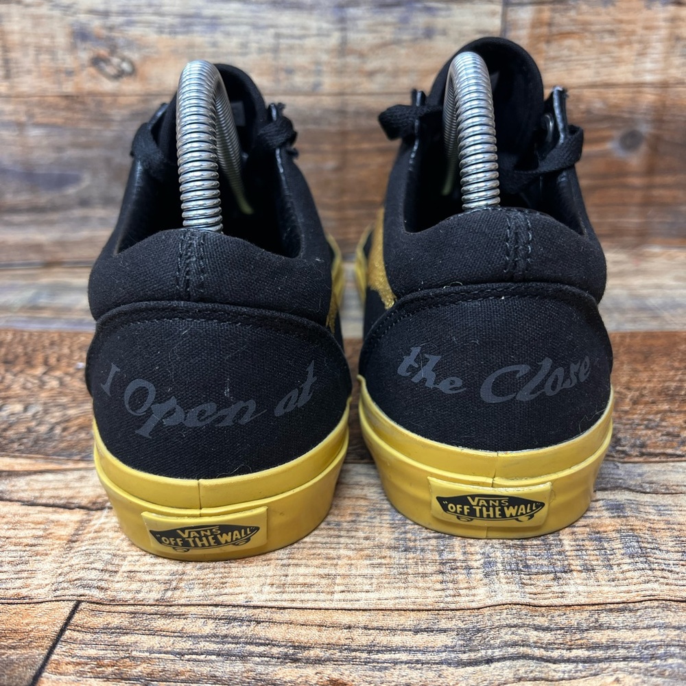 Vans X Harry Potter Sneakers Men Size 7 Women 8.5 Golden Snitch Shoes Old Skool - Picture 3 of 9